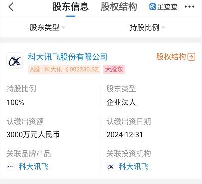科大訊飛成立新零售公司 注冊資本3000萬元，聚焦信息系統(tǒng)集成服務(wù)